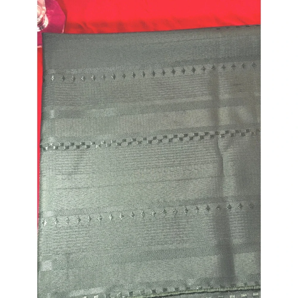 Dark Sage Green Rectangular Tablecloth Woven Damask Pattern 62x80 Olive Green